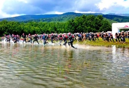 XTERRA Greece swim start
